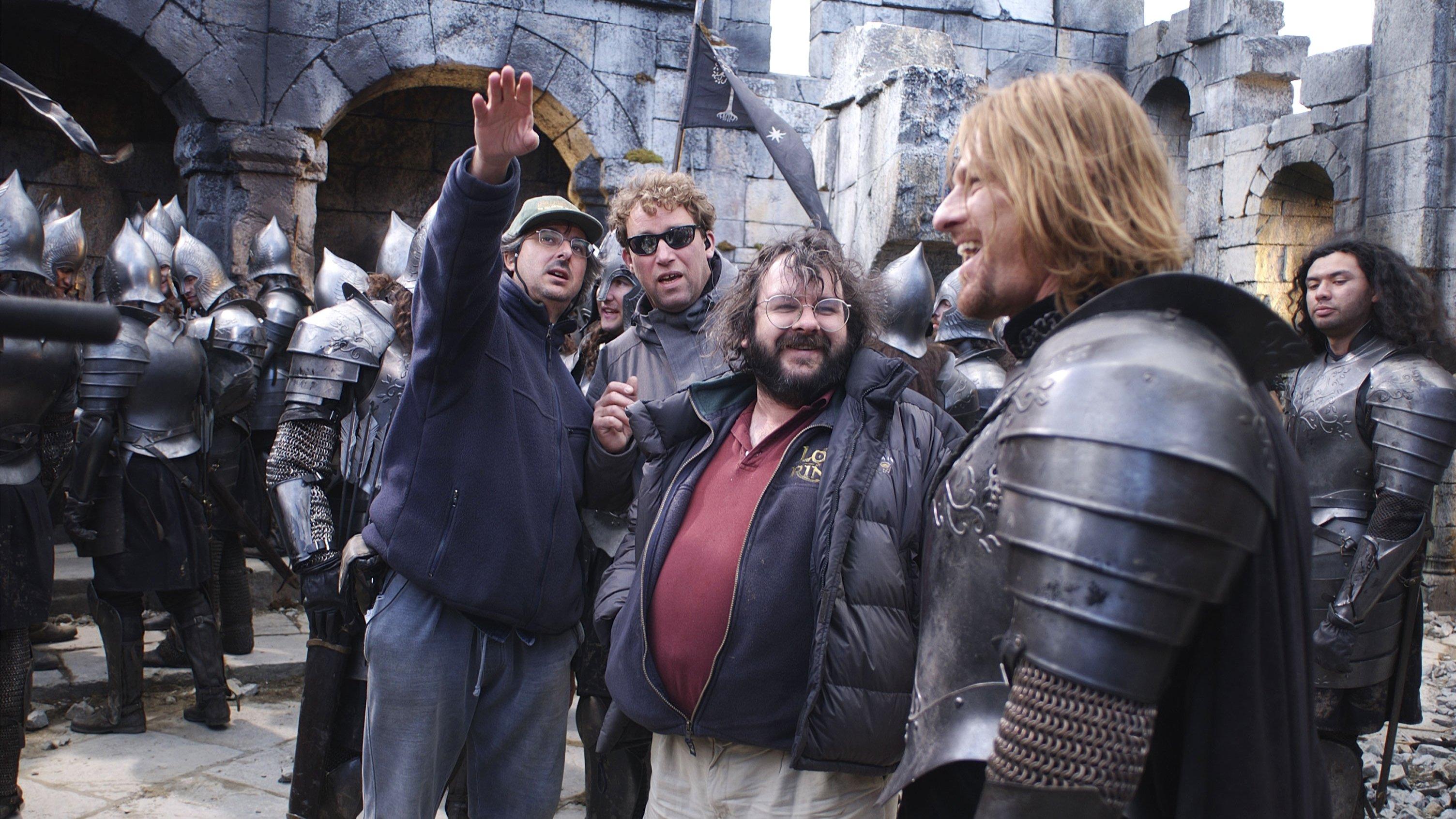 The Making of 'The Fellowship of the Ring' 2002 movie scene