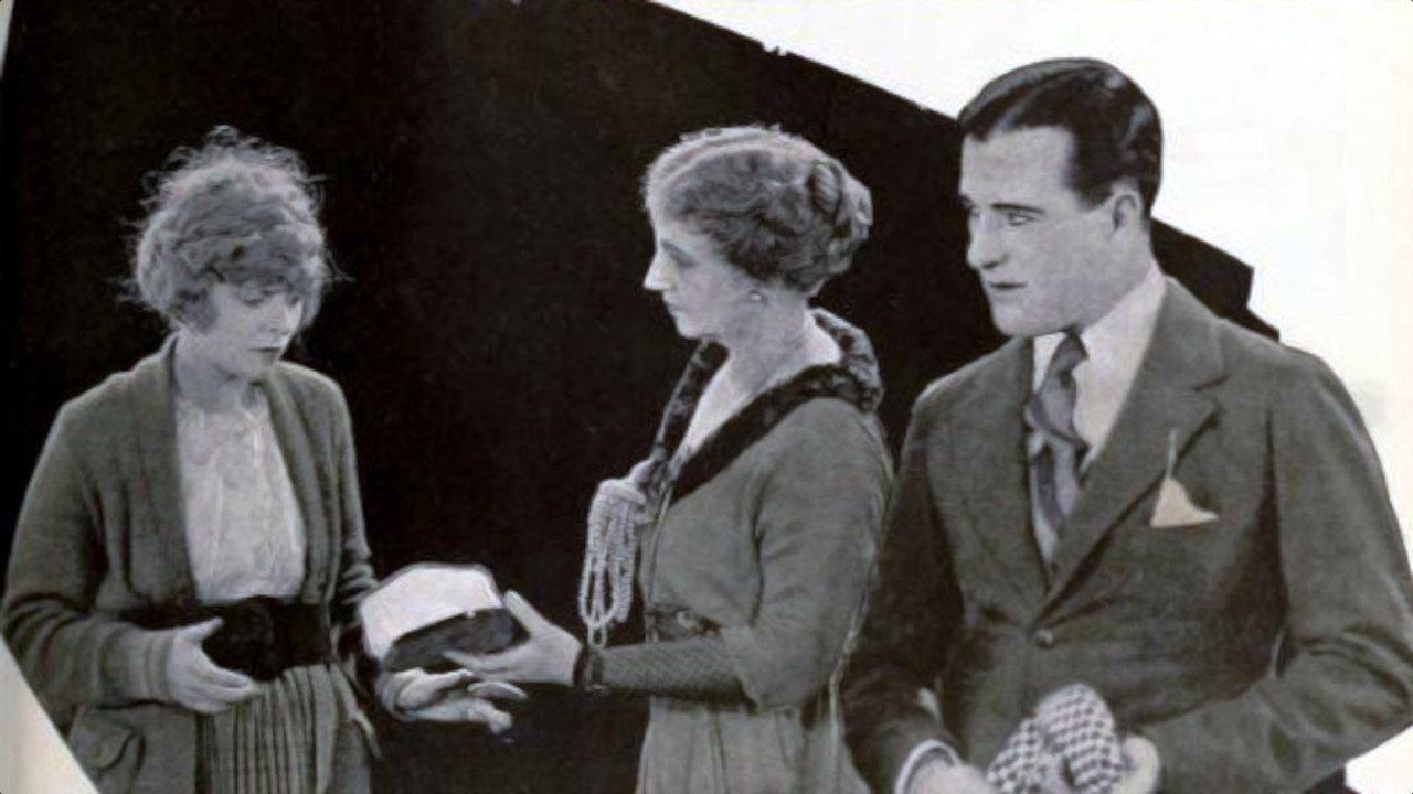 Girl in the Web 1920 movie scene
