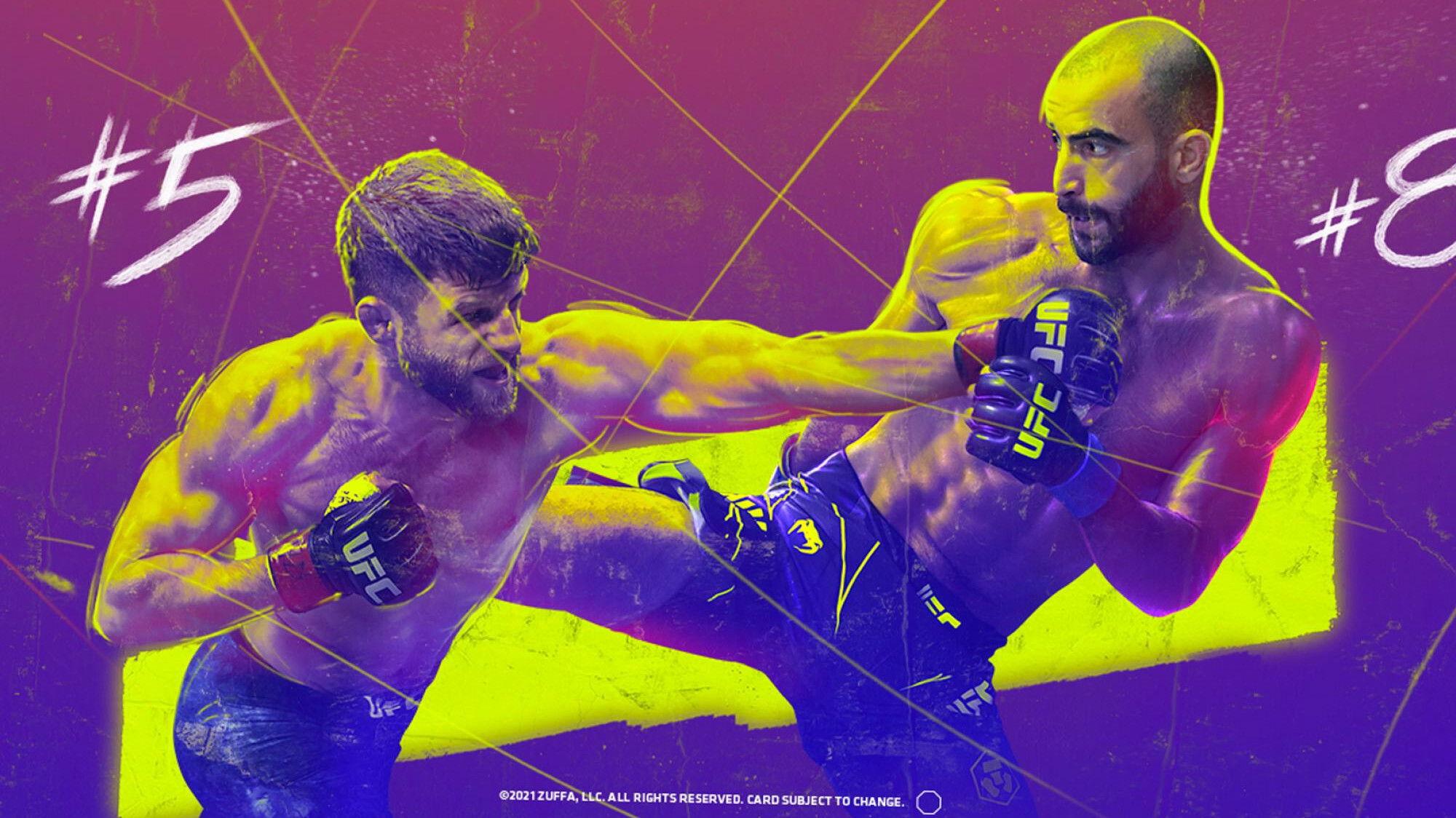 UFC on ESPN 32: Kattar vs. Chikadze 2022 movie scene