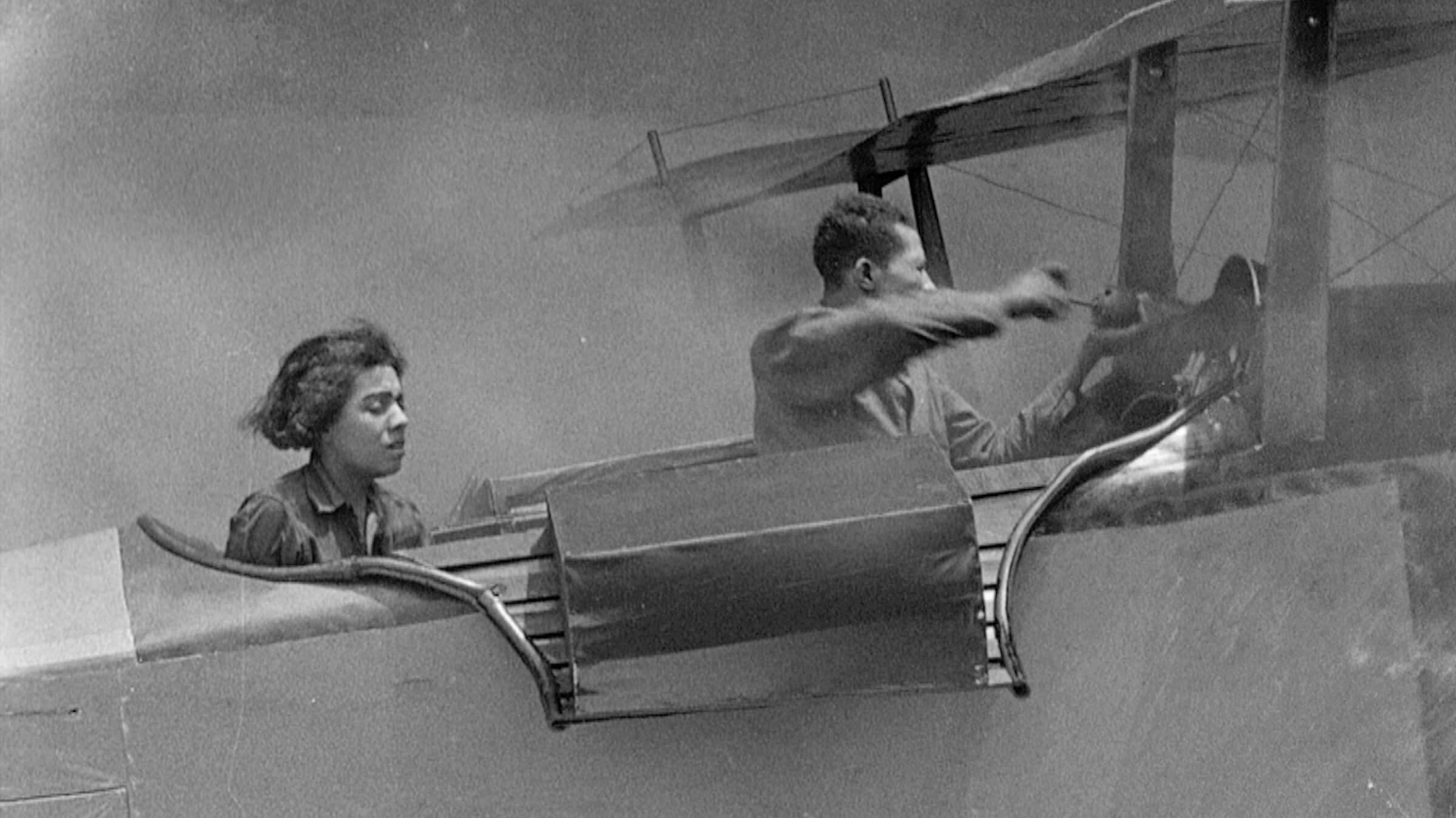 The Flying Ace 1926 movie scene
