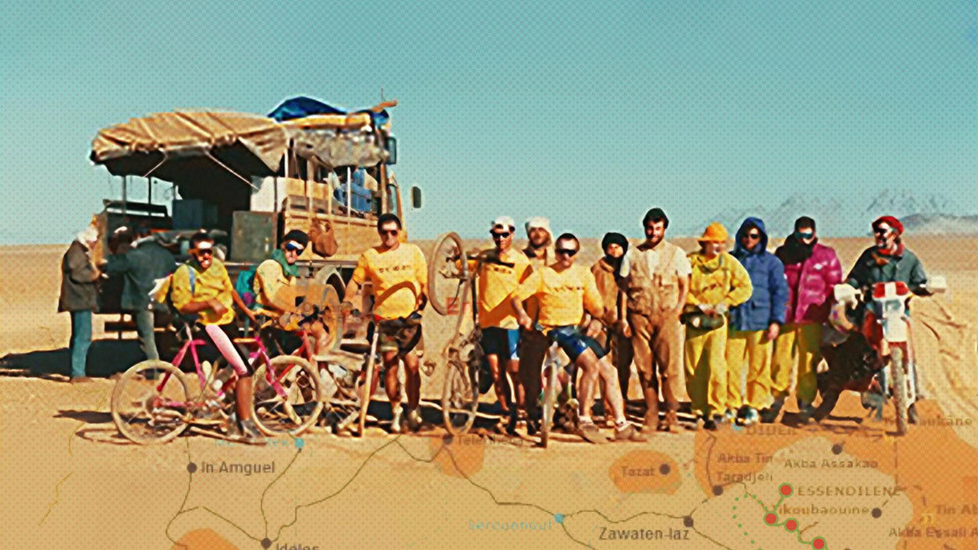 Along the Smugglers' Trail 1990 movie scene