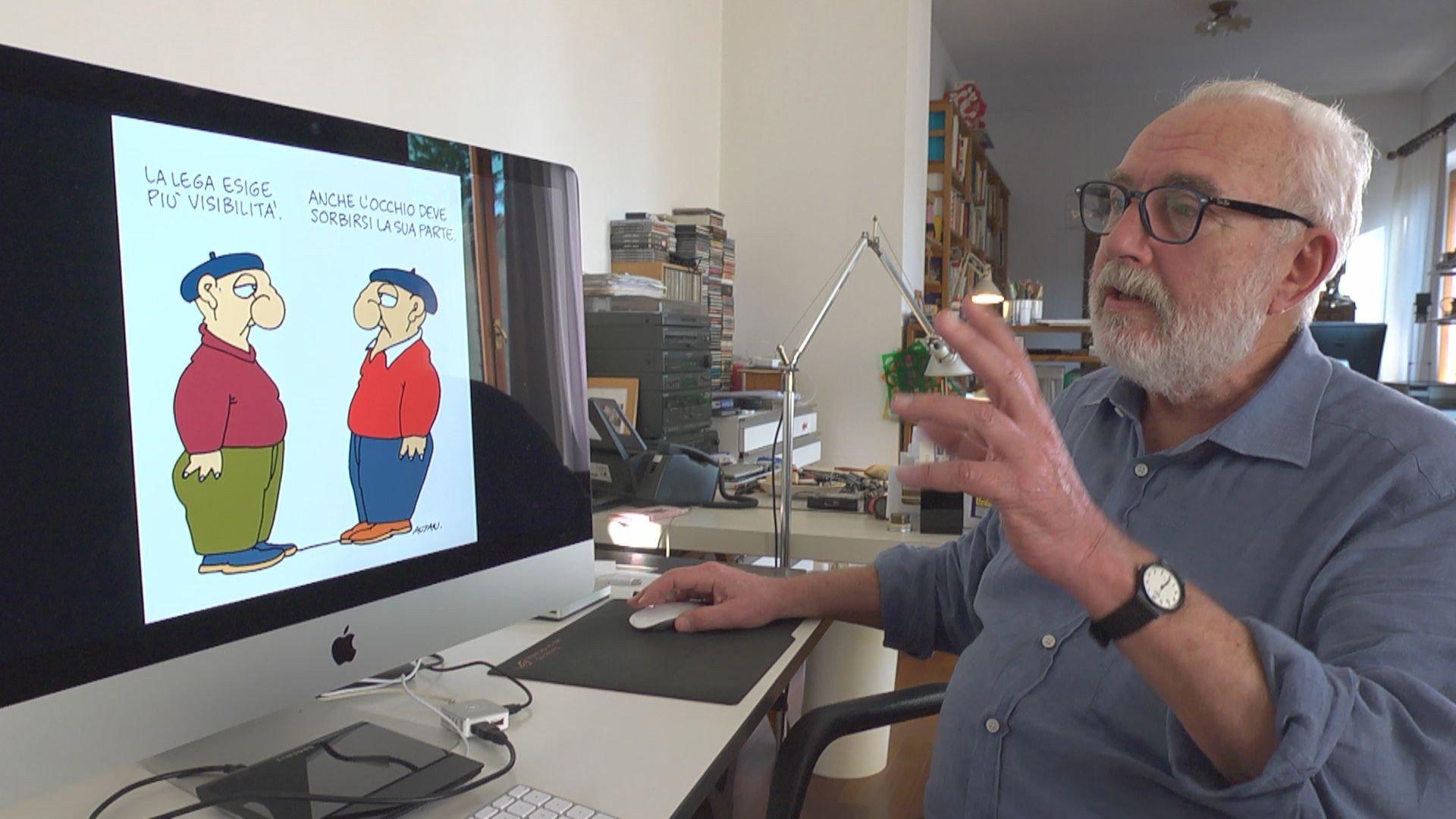 Mi chiamo Altan e faccio vignette 2019 movie scene