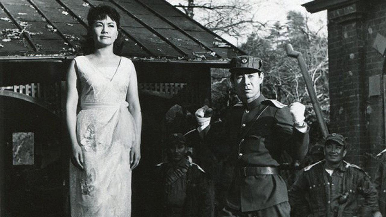7 Women P.O.W's 1965 movie scene