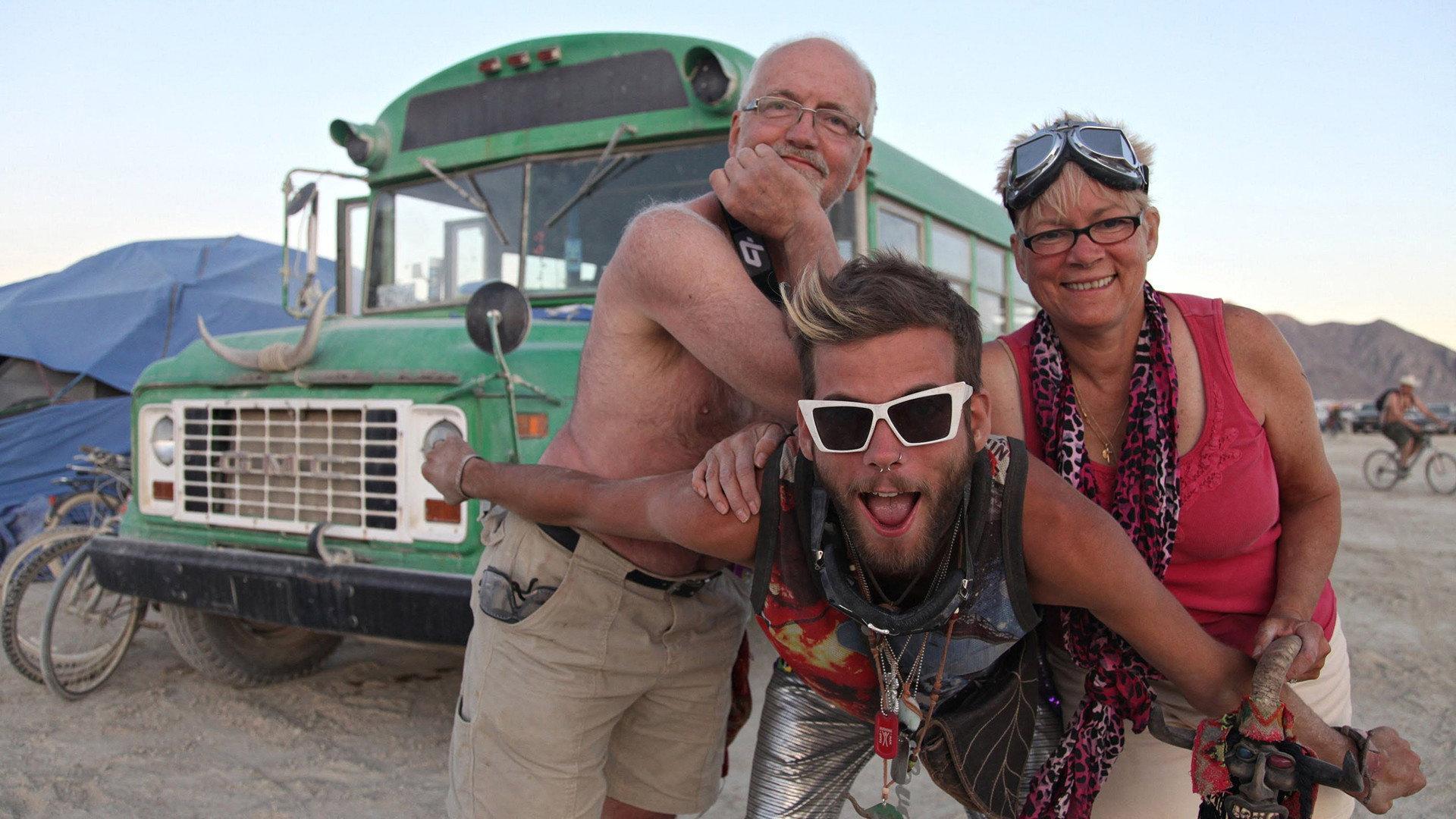 Taking My Parents to Burning Man 2014 movie scene