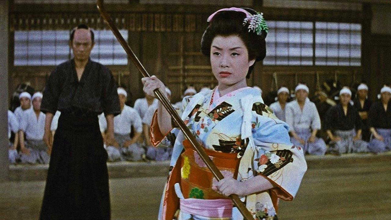 Tomboy Samurai 1958 movie scene