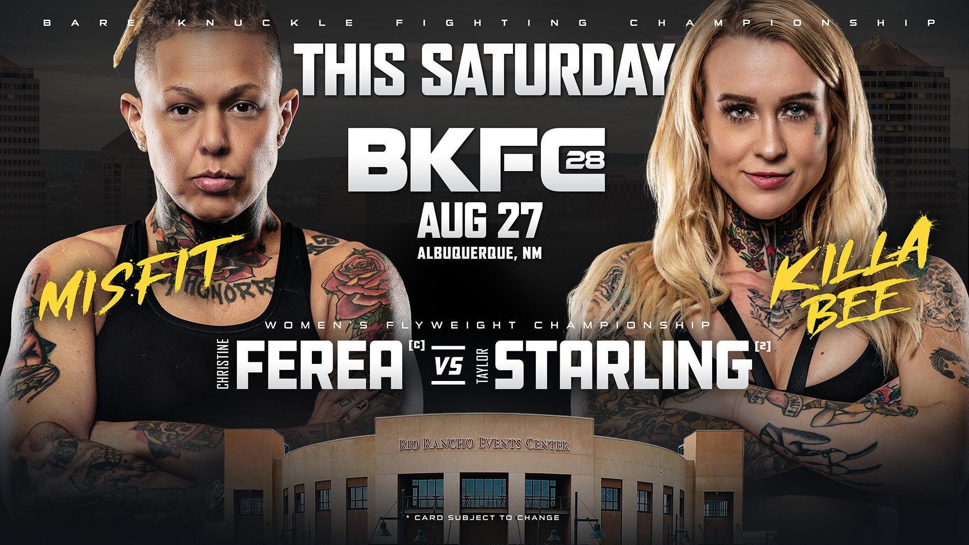 BKFC 28: Ferea vs. Starling 2022 movie scene
