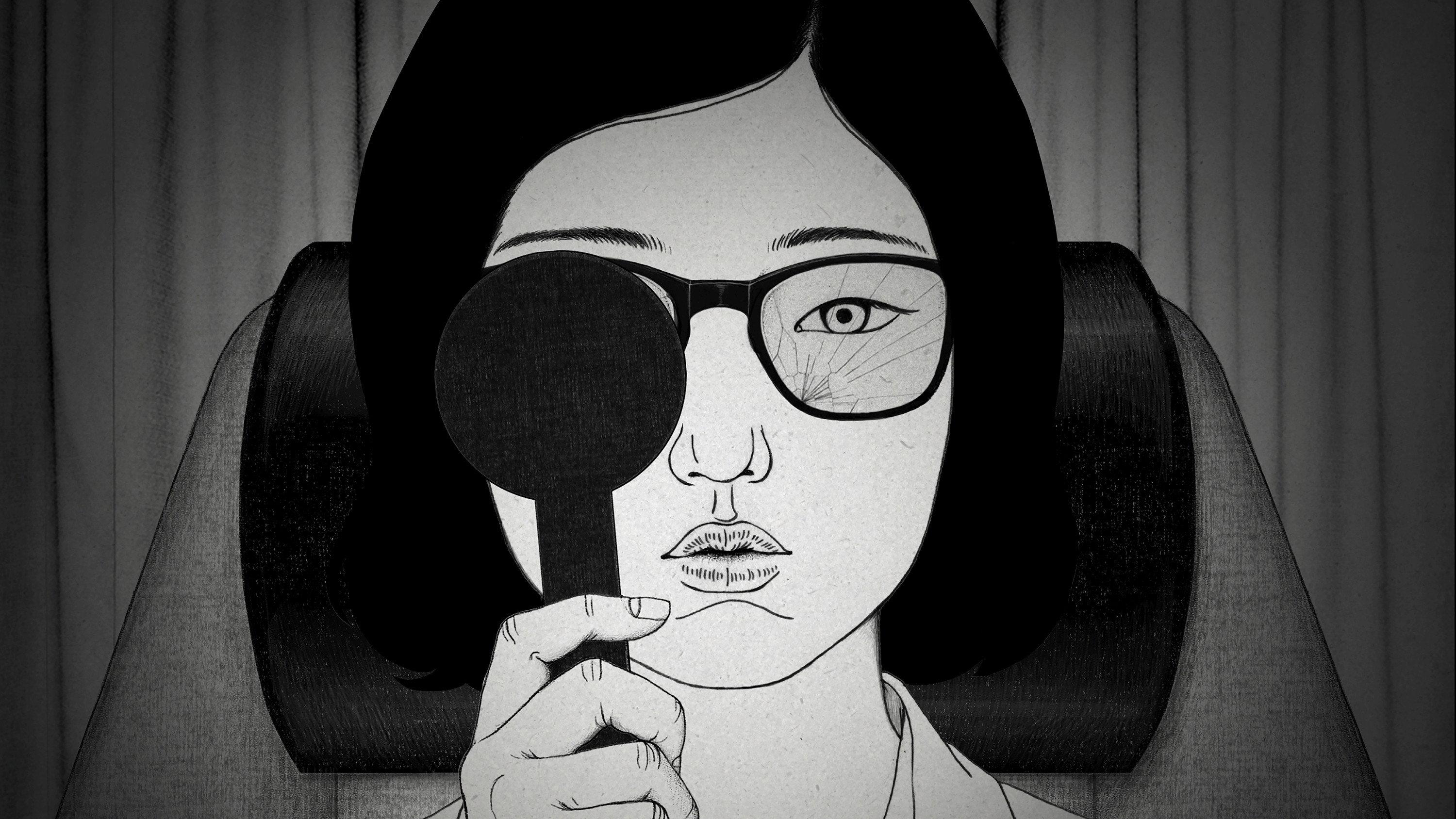 Glasses 2025 movie scene