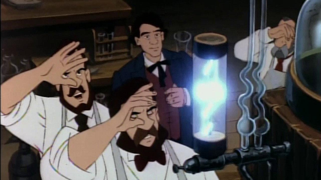 Animated Hero Classics: Thomas Edison 1993 movie scene