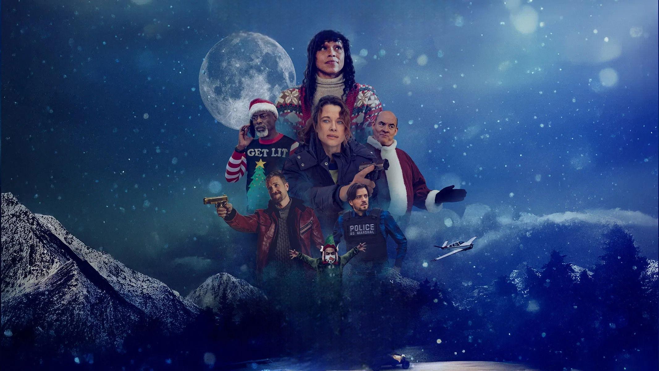 Dashing Through the Snow 2025 movie scene