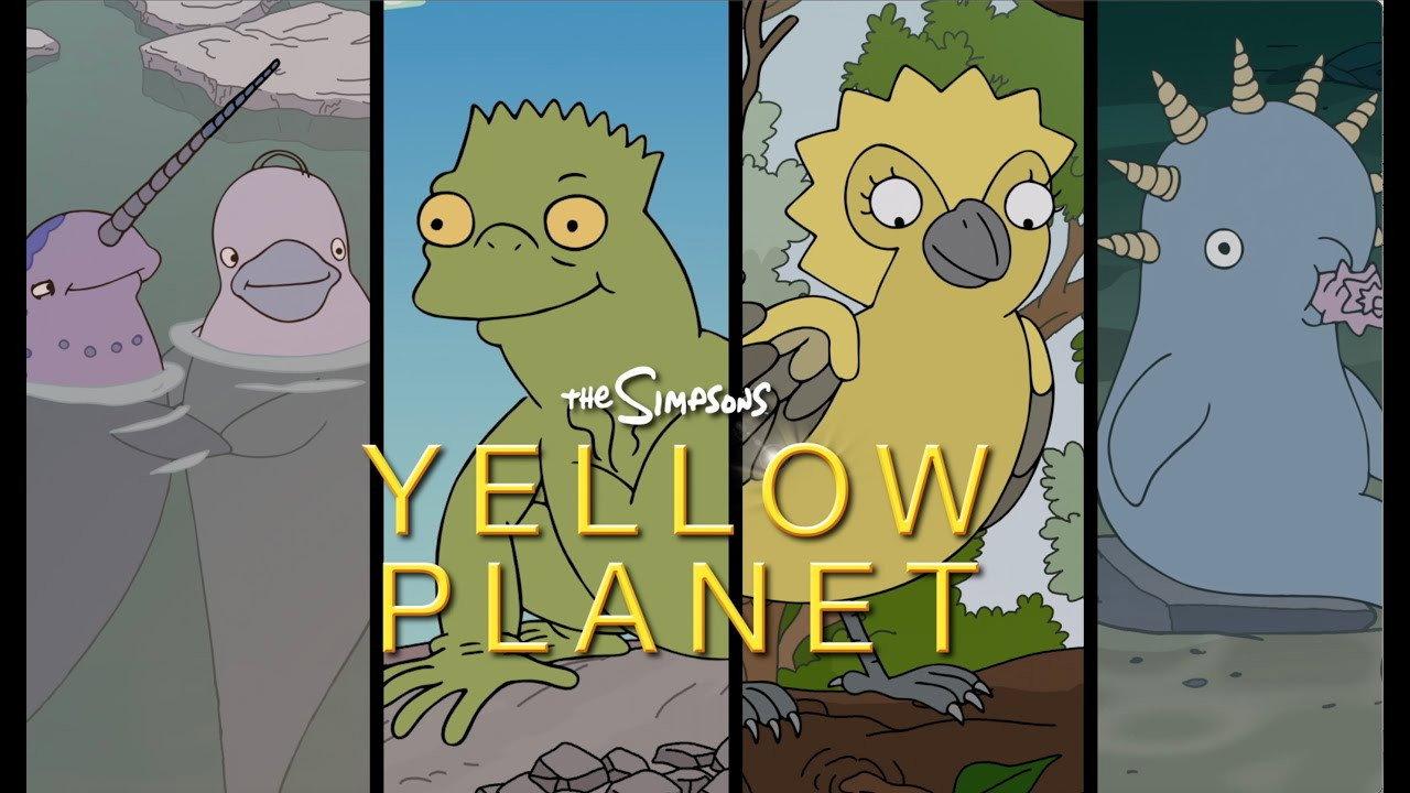 The Simpson: Yellow Planet 2025 movie scene