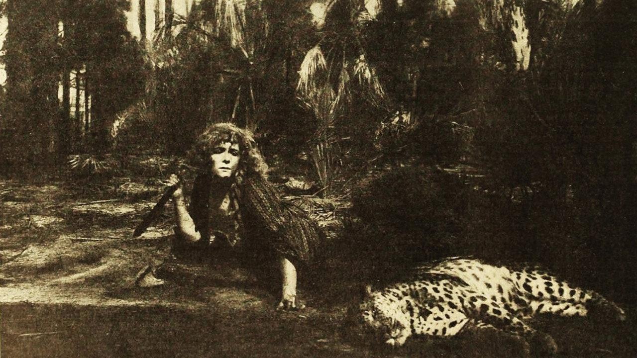 Lost in the Jungle 1911 movie scene