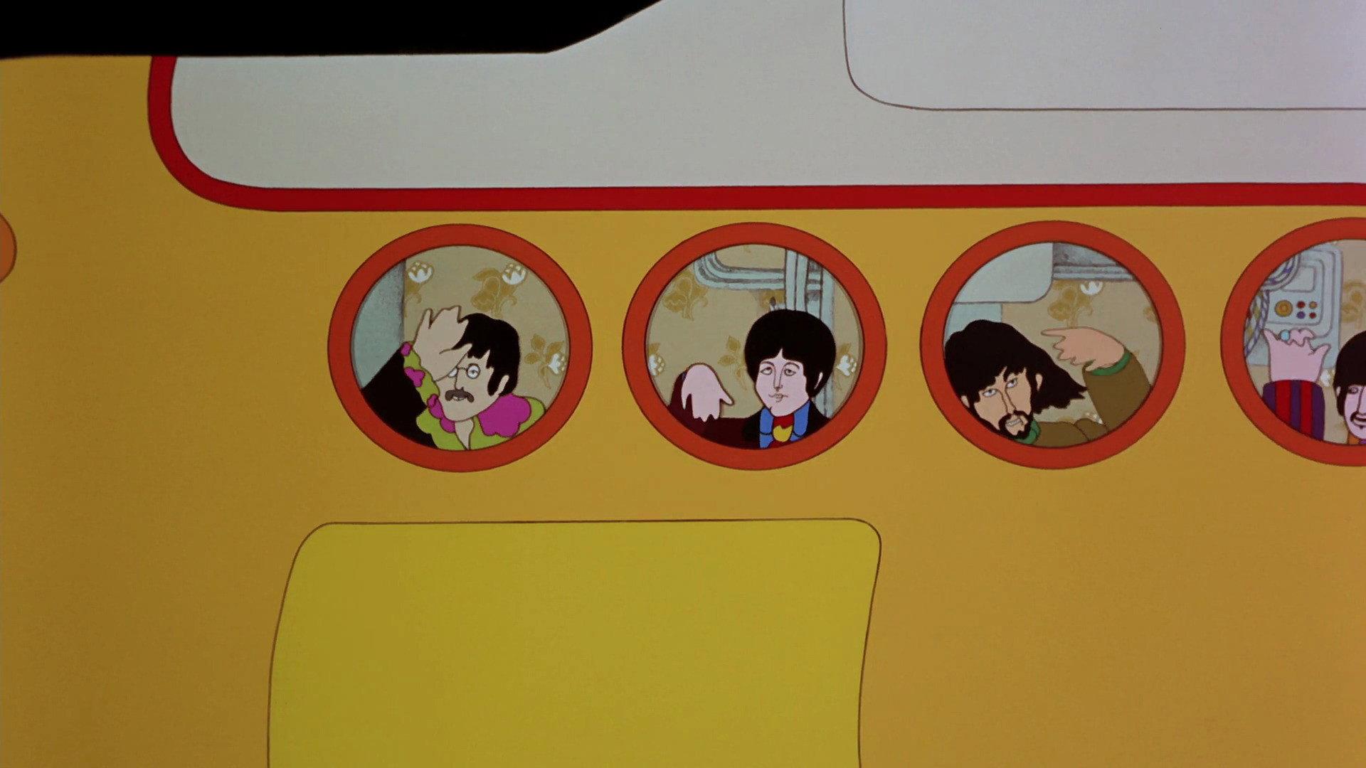 Yellow Submarine 1968 movie scene