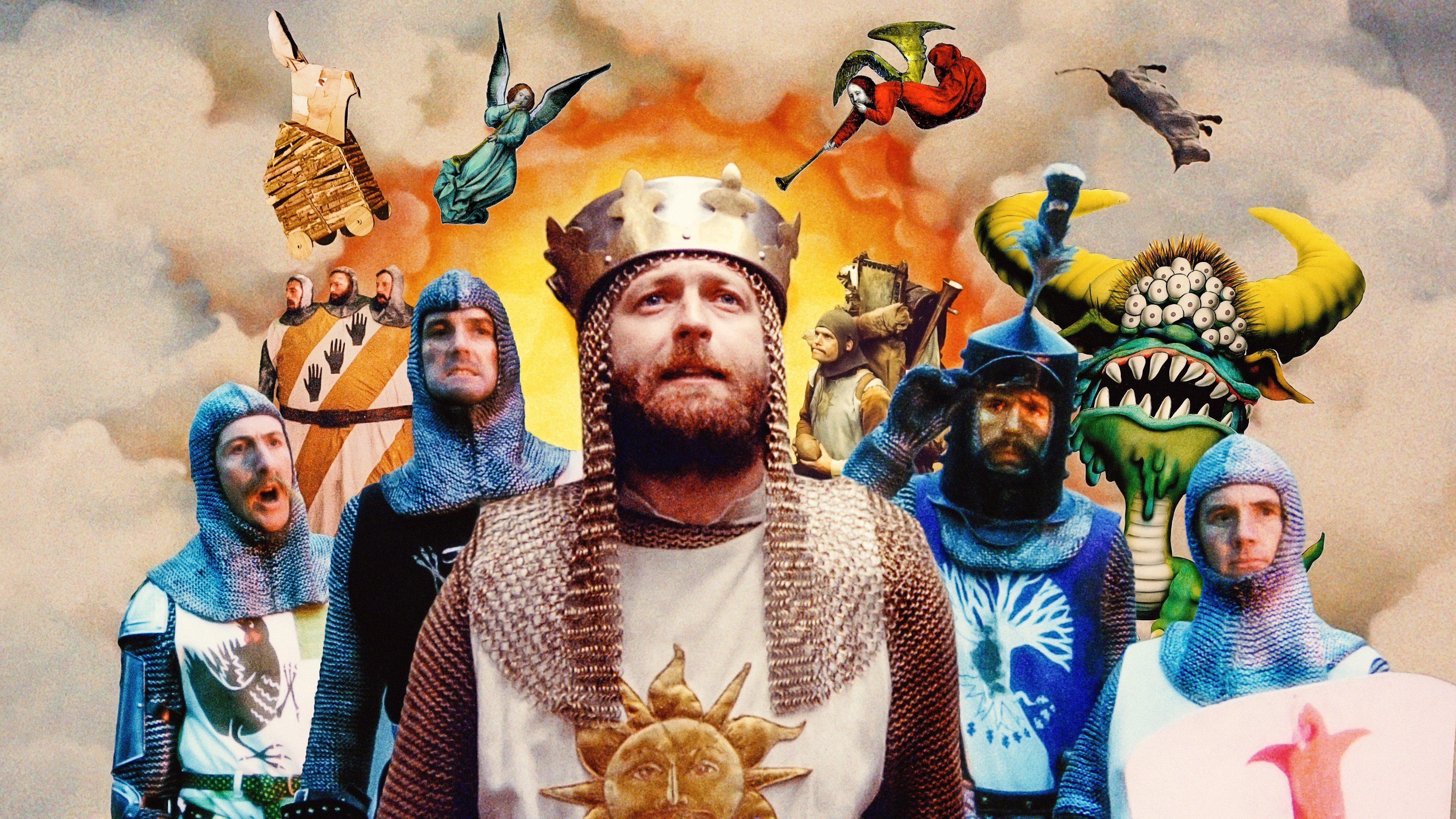 Monty Python and the Holy Grail 1975 movie scene
