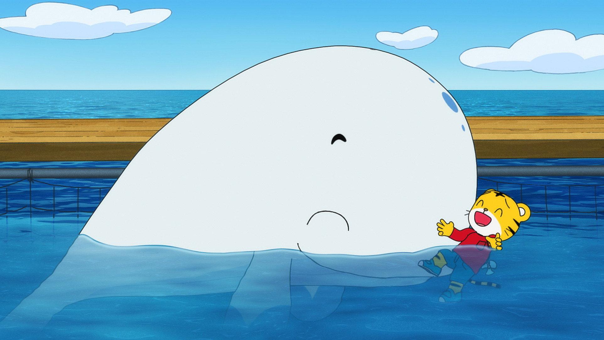 Shimajiro and the Song of the Whale 2014 movie scene