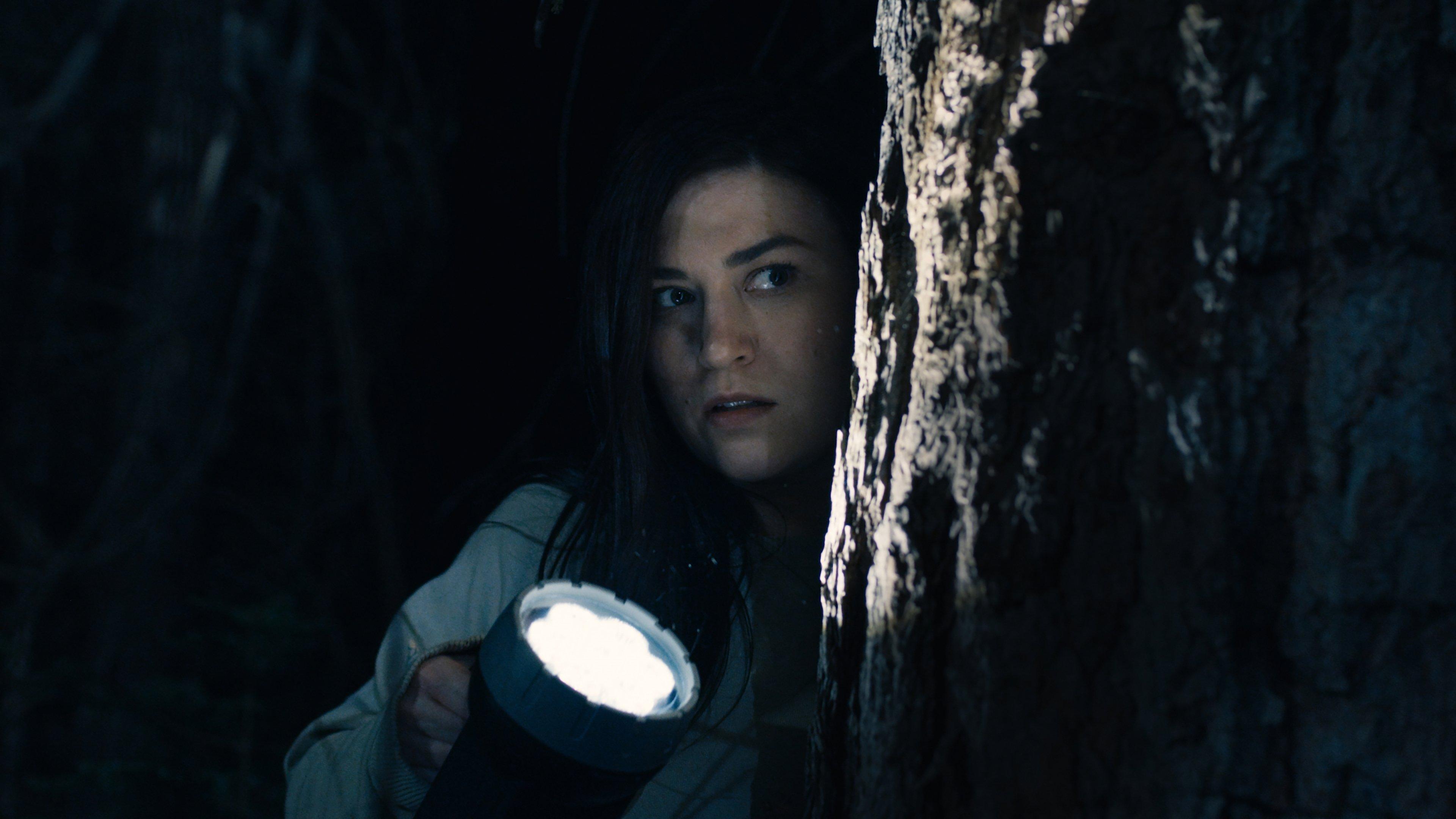 Stranger in the Woods 2024 movie scene
