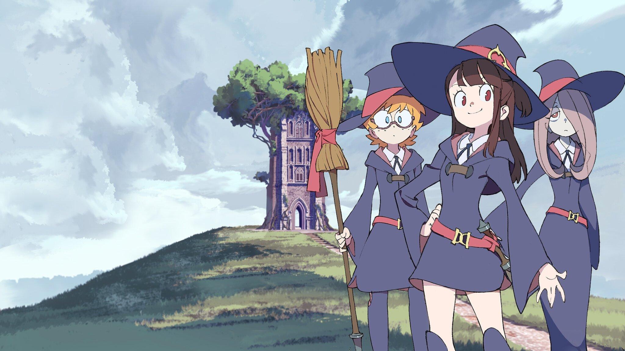Little Witch Academia: The Enchanted Parade 2015 movie scene