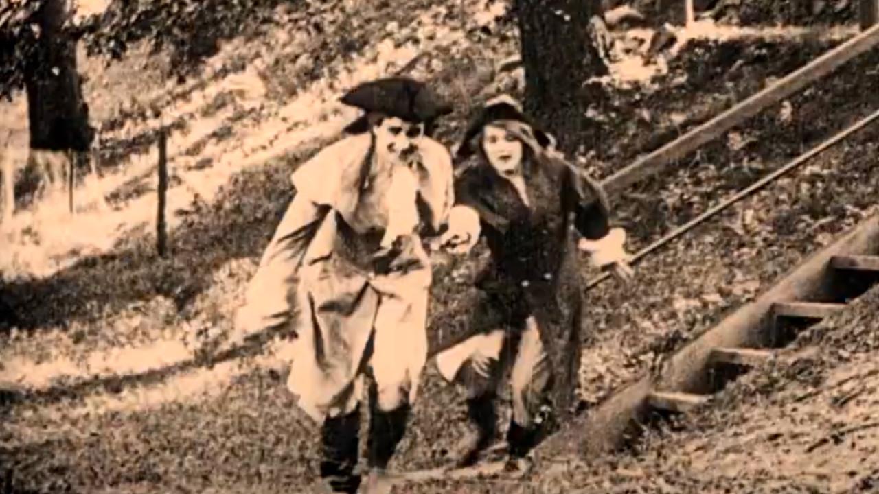 Wilful Peggy 1910 movie scene