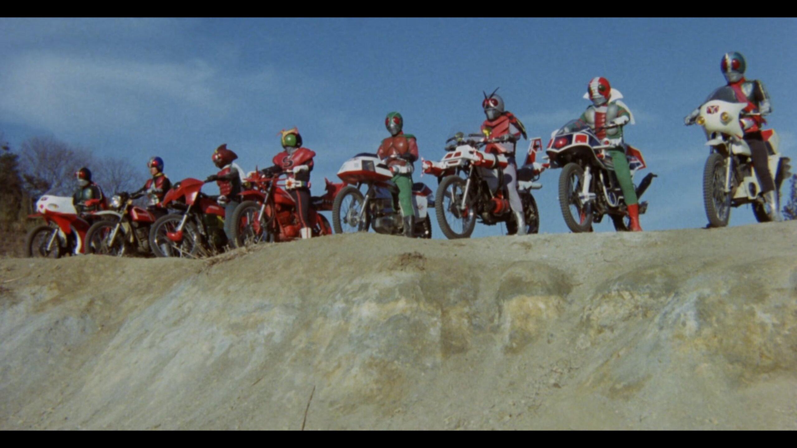 Kamen Rider: Eight Riders vs. Galaxy King 1980 movie scene