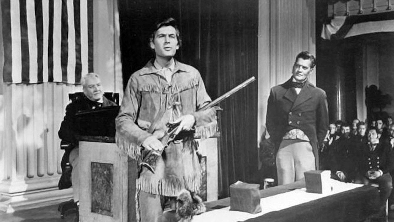 Davy Crockett Goes to Congress 1955 movie scene