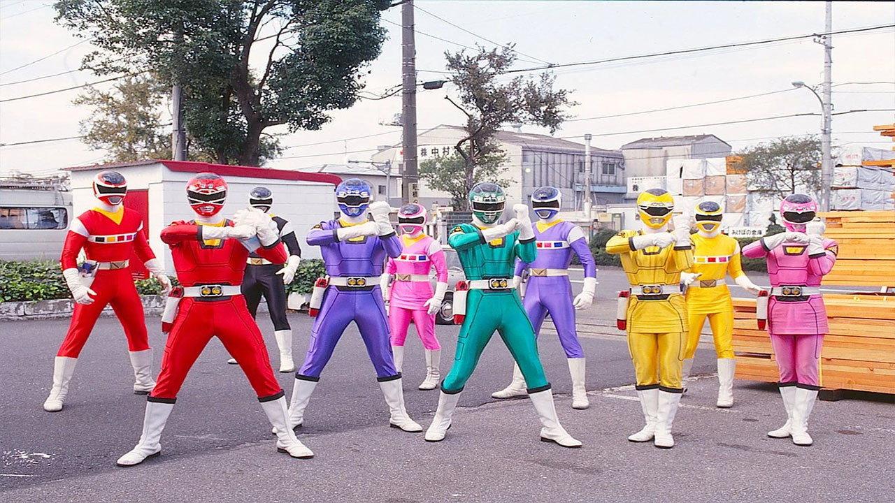 Denji Sentai Megaranger vs Carranger 1998 movie scene