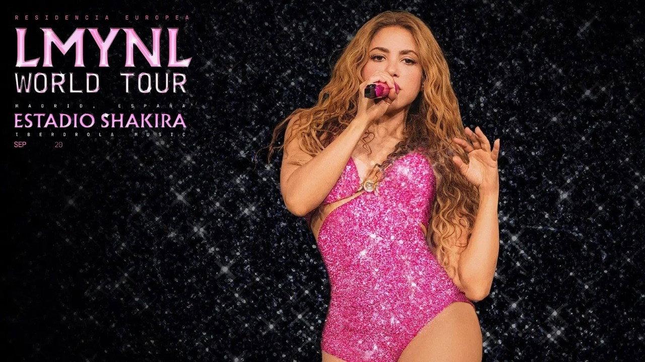 Shakira Live from Madrid 2026 movie scene