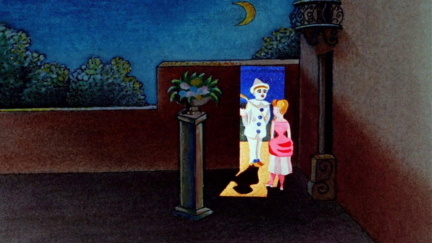 Poor Pierrot 1892 movie scene