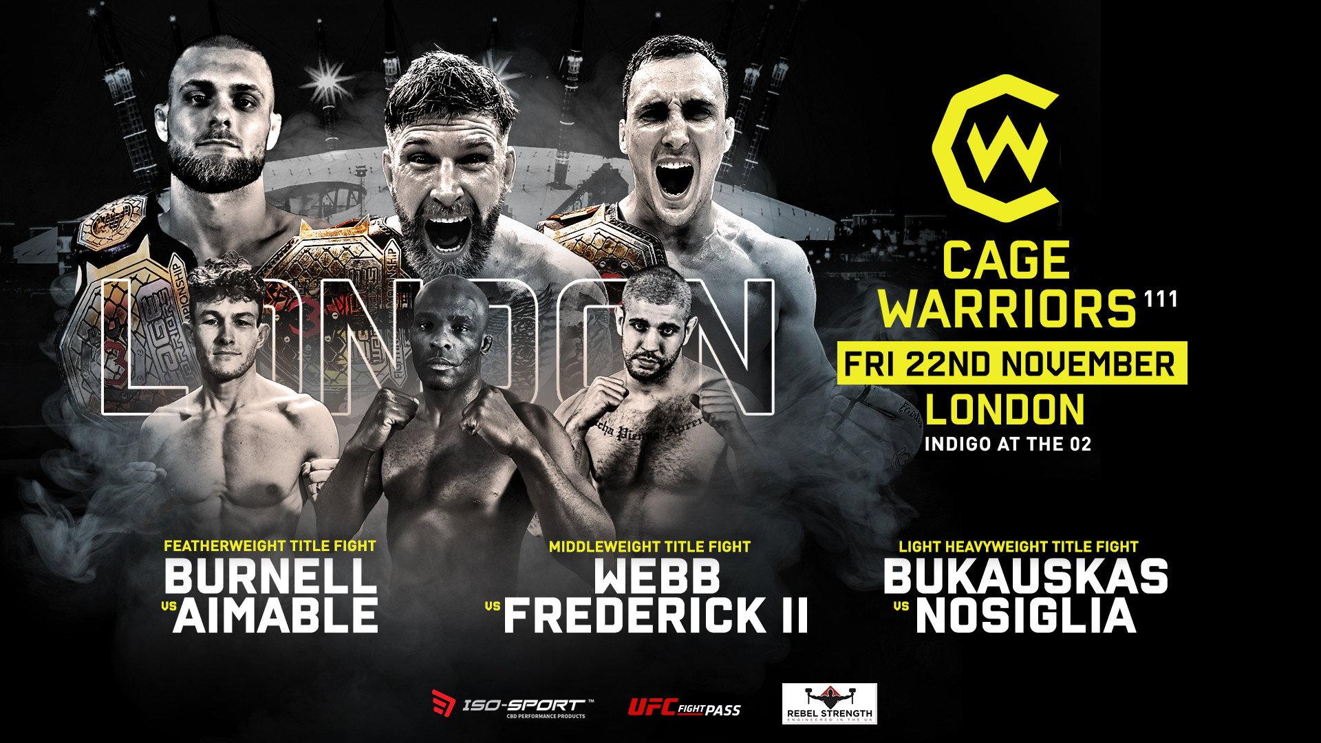 Cage Warriors 111: Webb vs. Frederick 2 2019 movie scene