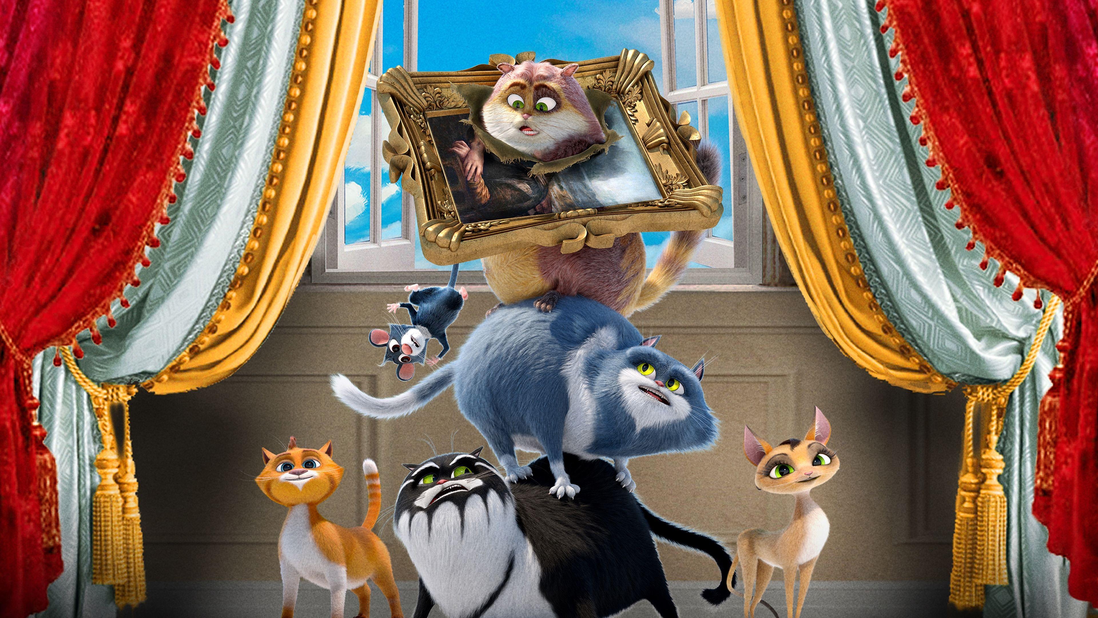 Cats in the Museum 2023 movie scene