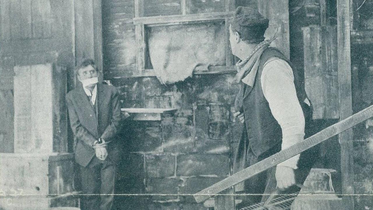 The Ferrets 1913 movie scene