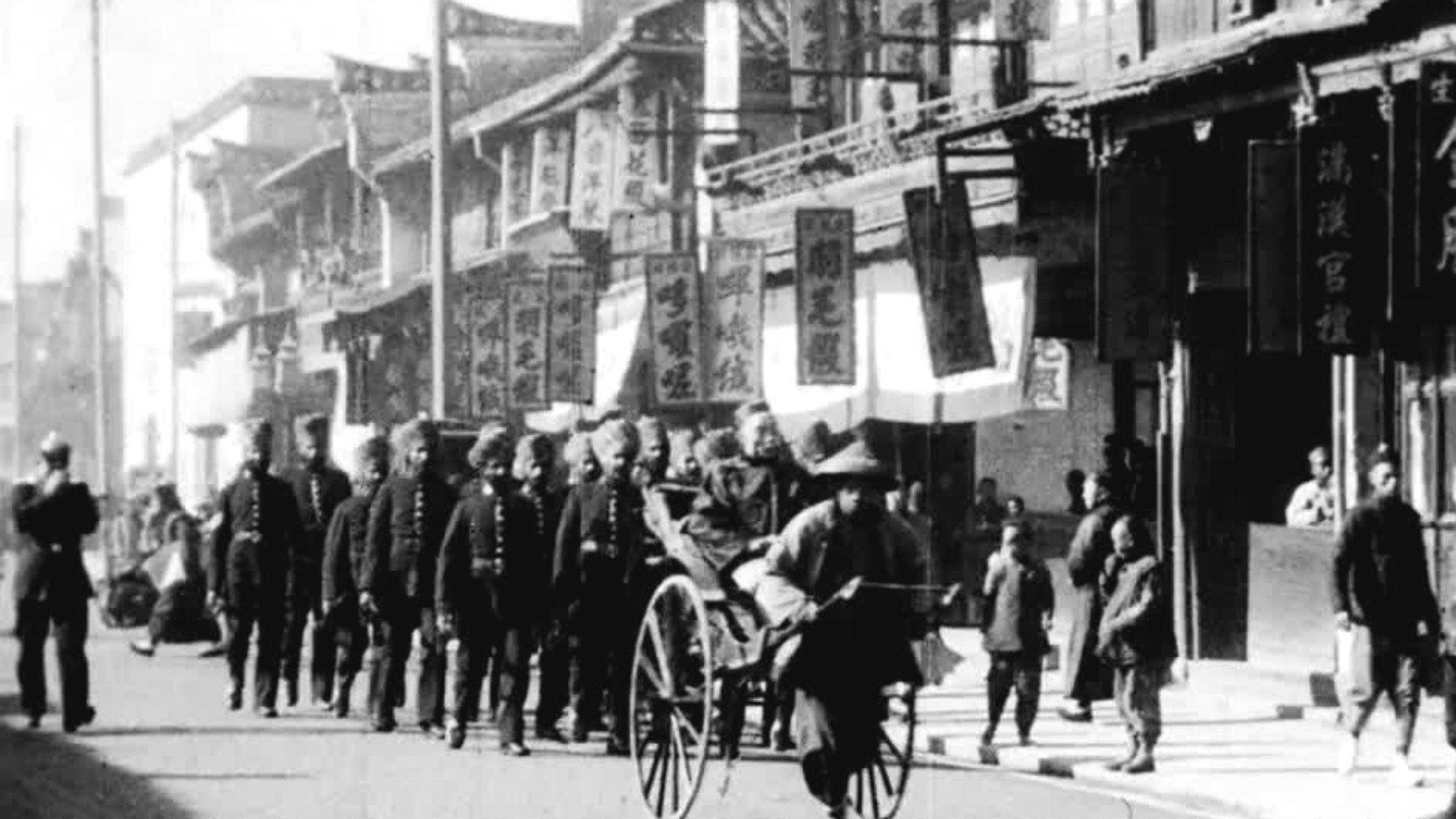Nankin Road, Shanghai 1901 movie scene
