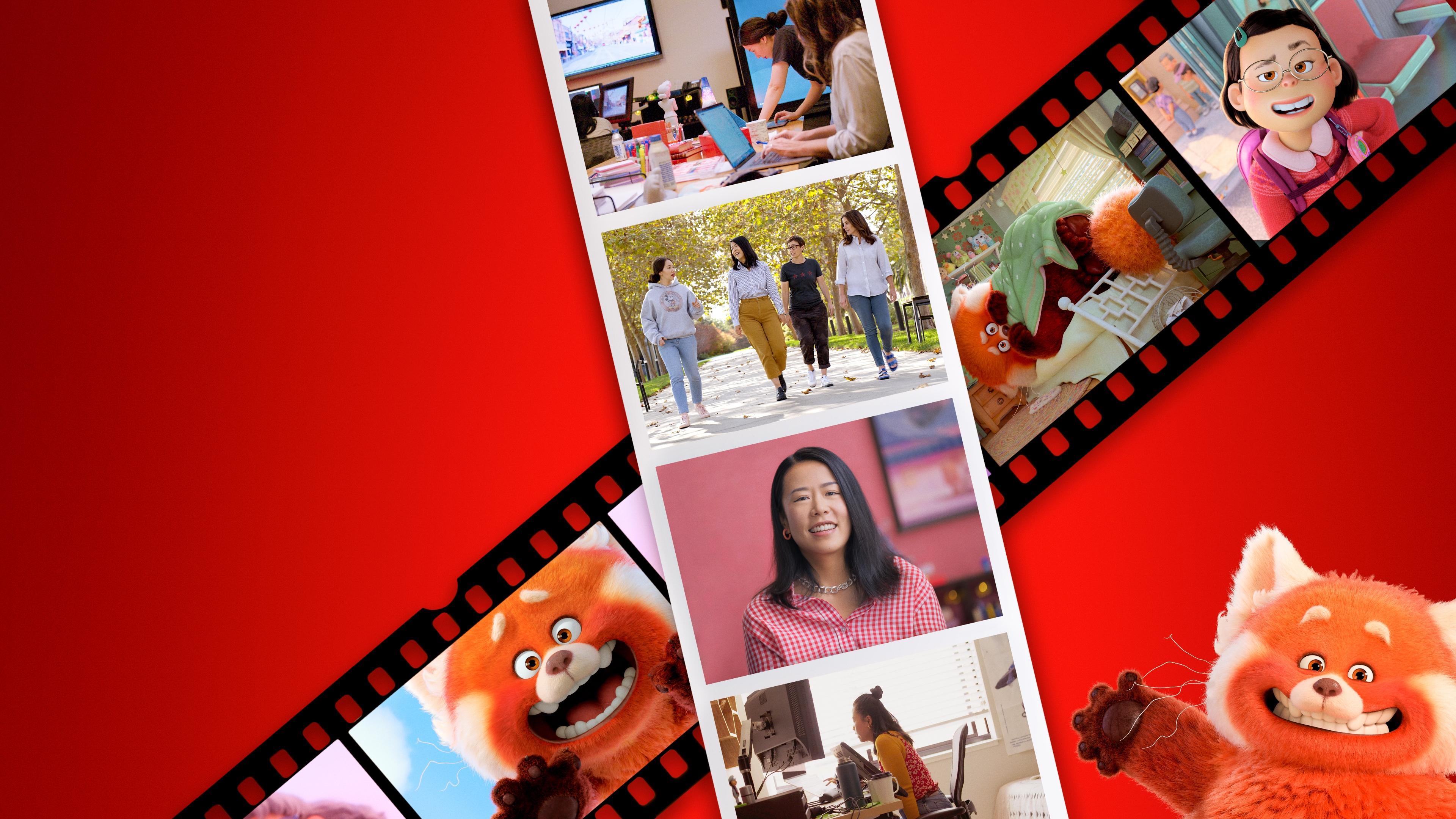 Embrace the Panda: Making Turning Red 2022 movie scene