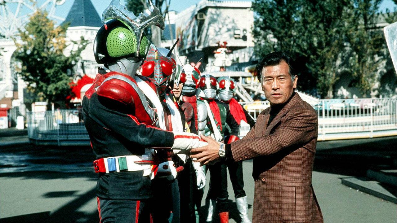 All Together! Seven Kamen Riders!! 1976 movie scene