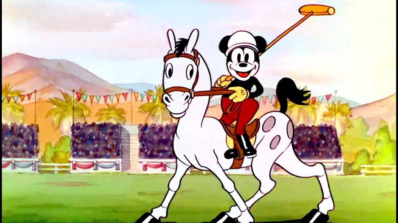 Mickey's Polo Team 1936 movie scene