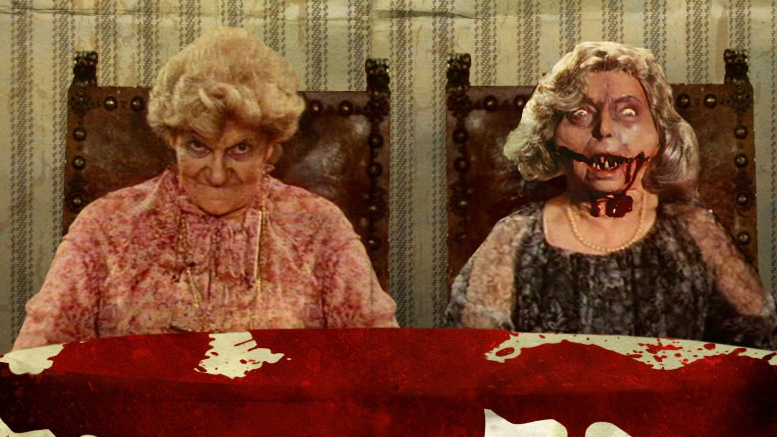Rabid Grannies 1988 movie scene
