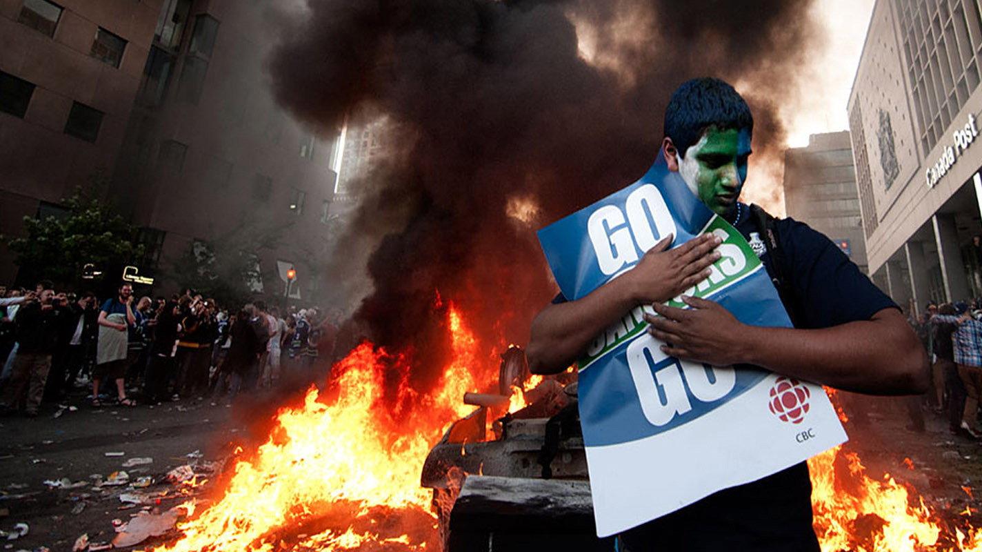 Canucks Riot II 2020 movie scene