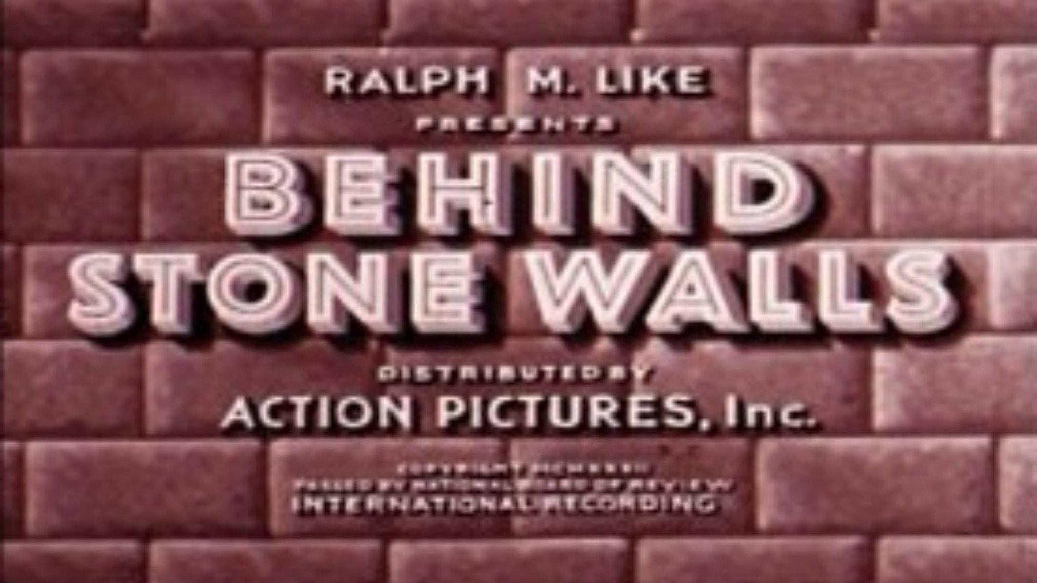 Behind Stone Walls 1932 movie scene