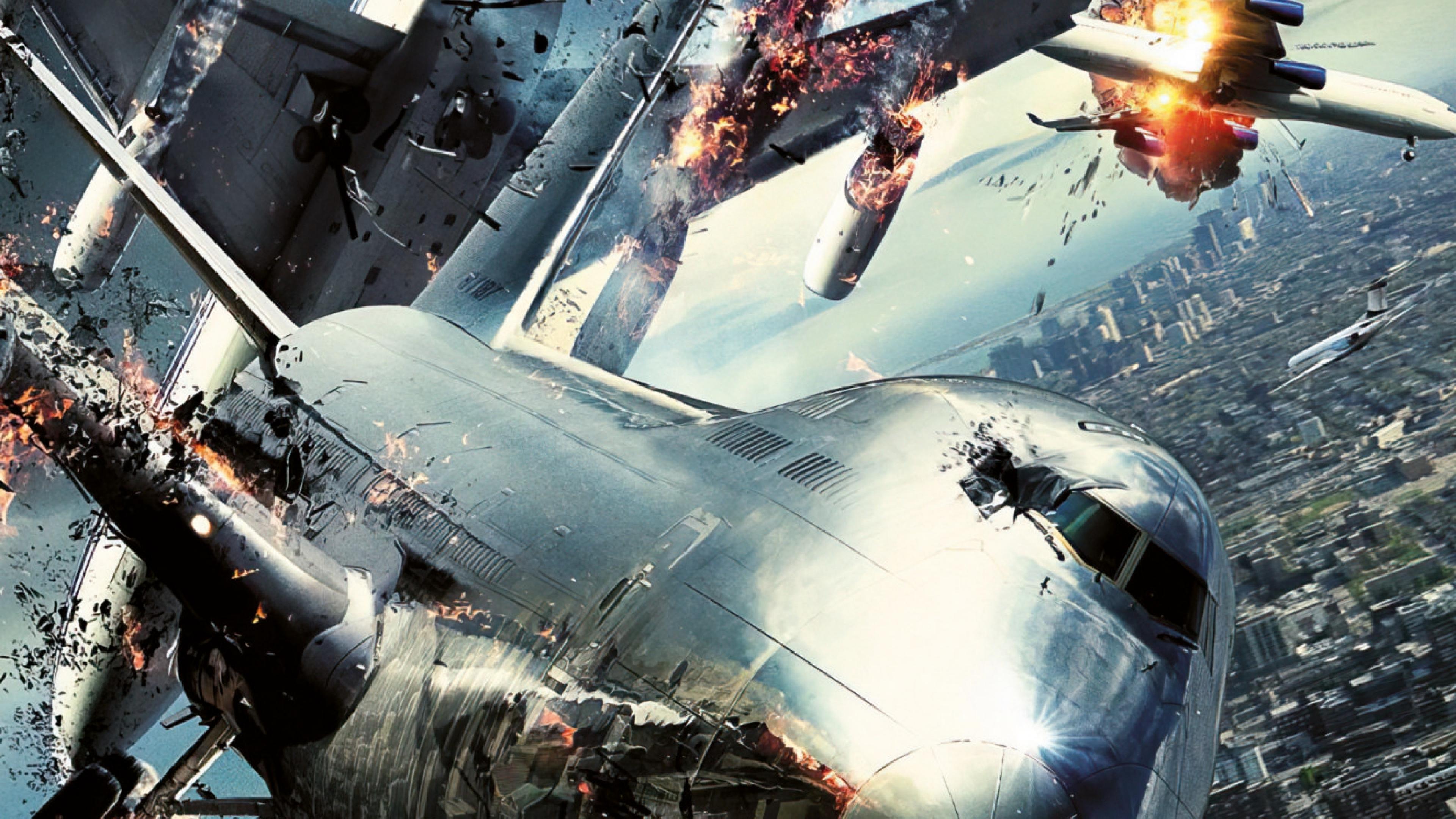 Airliner Sky Battle 2020 movie scene