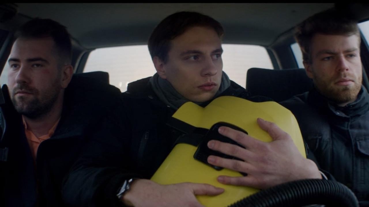 Vacuum Cleaner Salesman 2022 movie scene