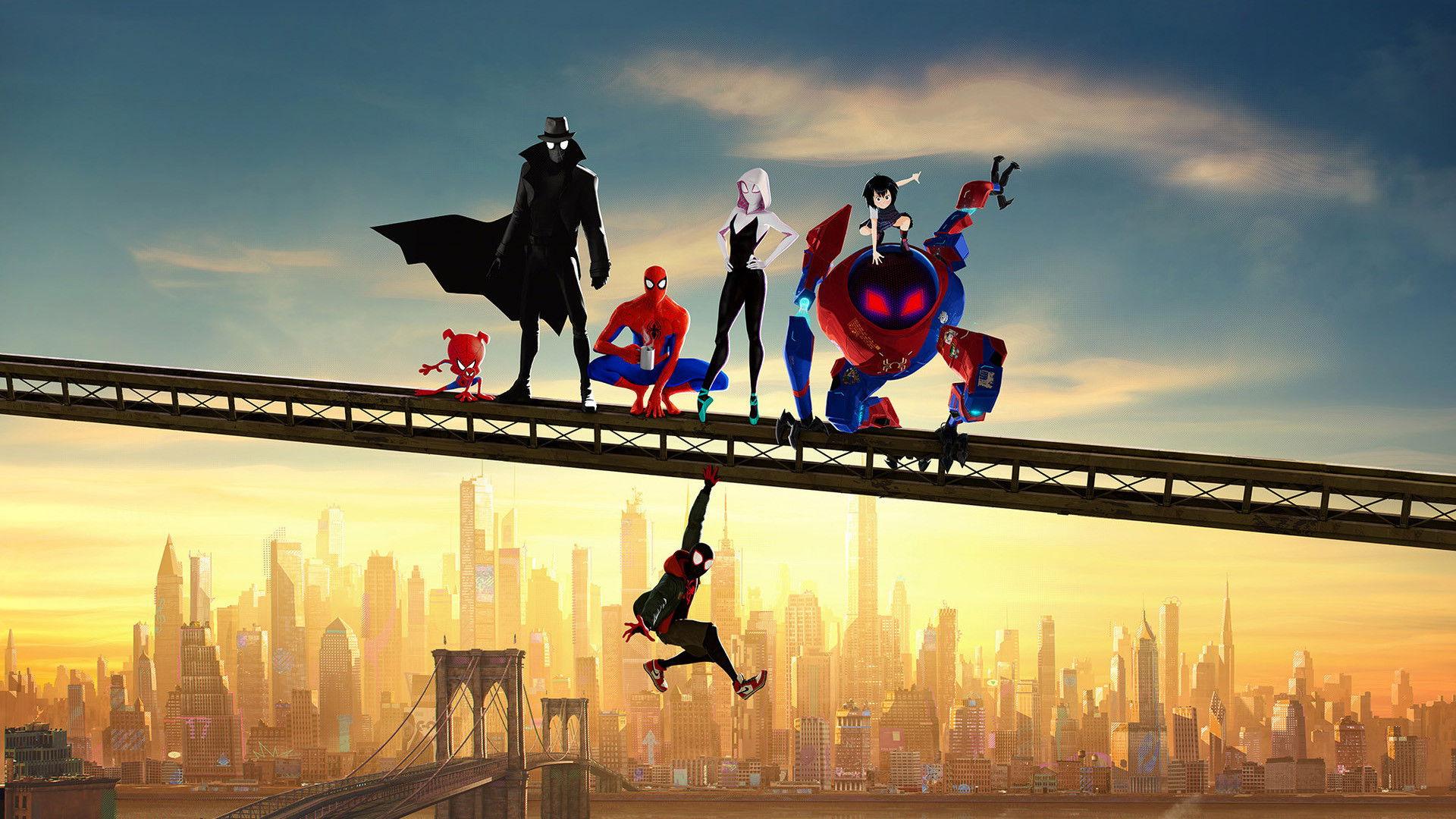 Spider-Man: Into the Spider-Verse 2018 movie scene