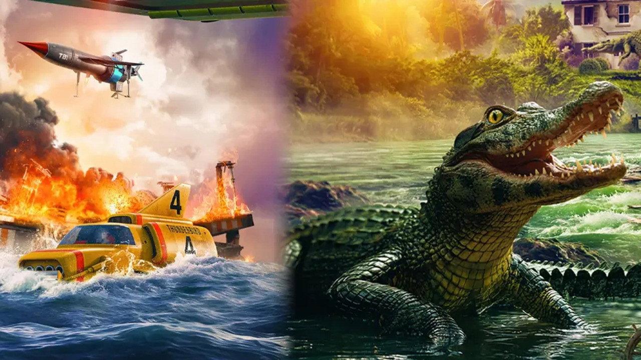 Thunderbirds 4K Double Bill - Atlantic Inferno / Attack of the Alligators! 2026 movie scene