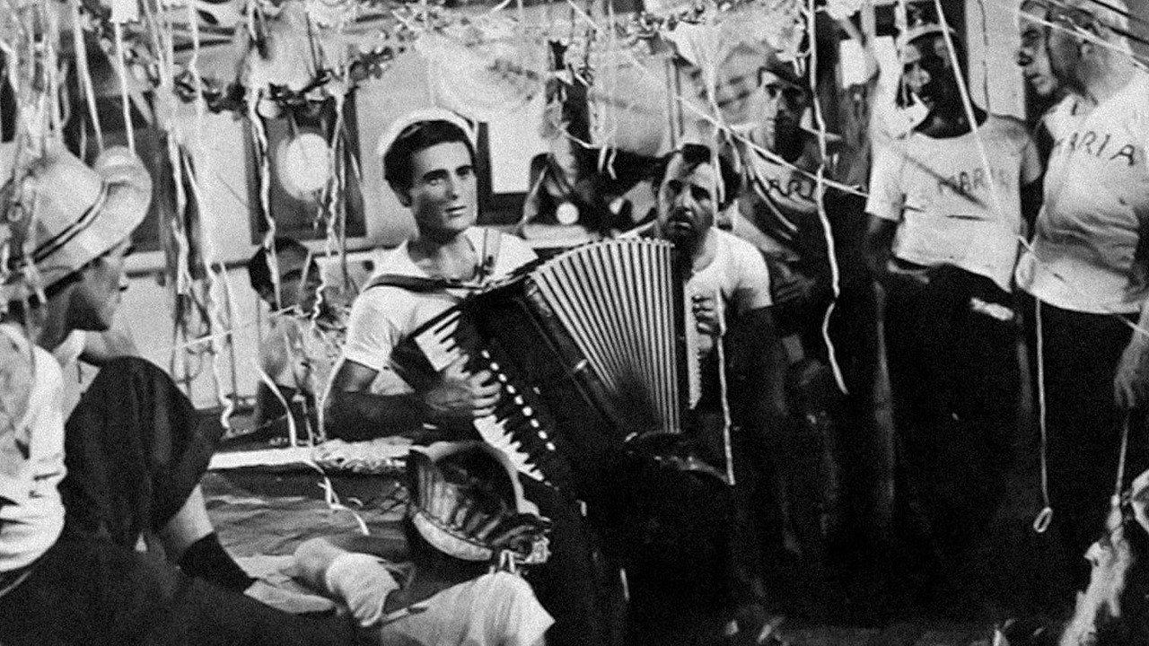 Fire Over the Sea 1948 movie scene