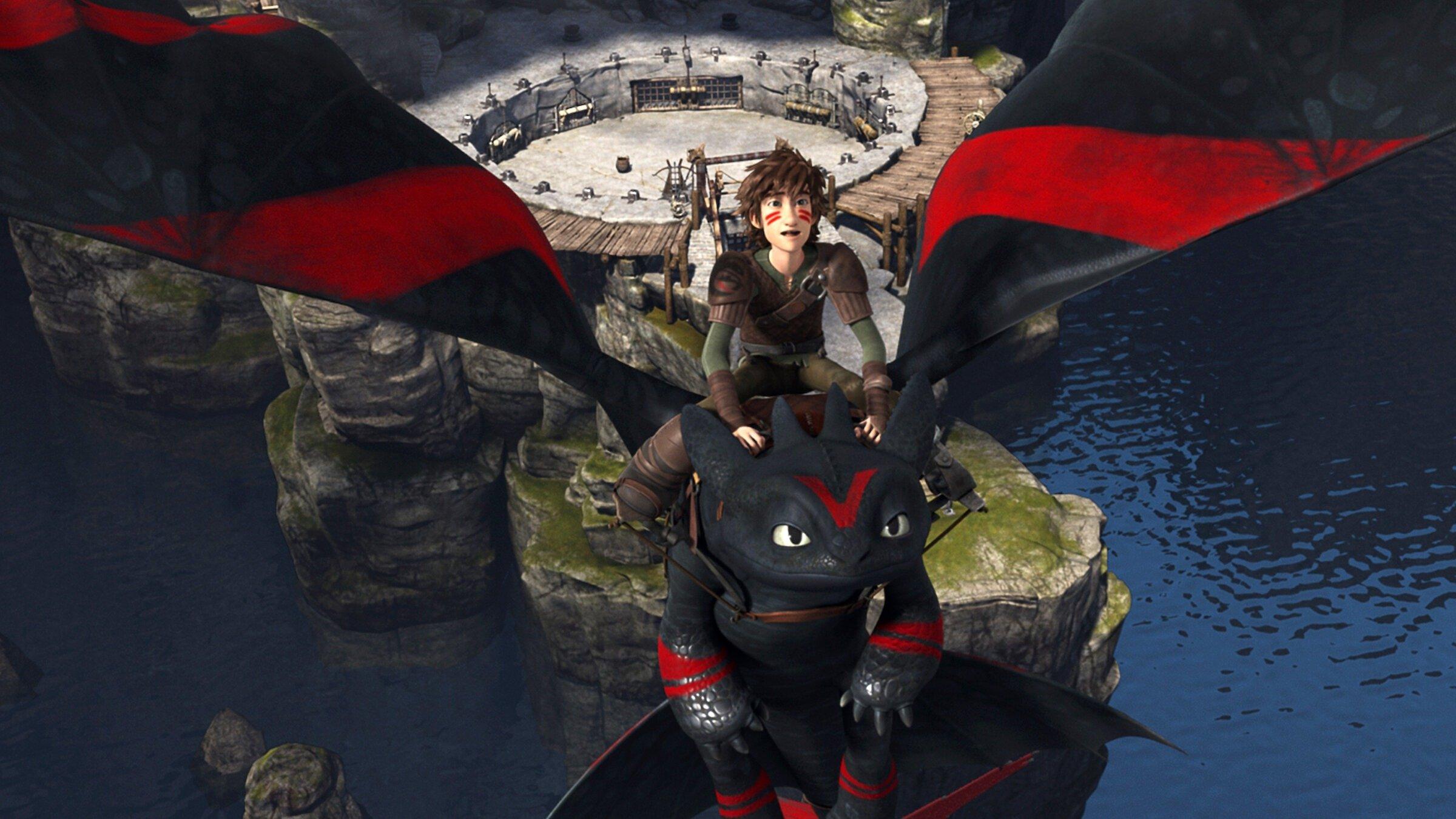 Dragons: Dawn of the Dragon Racers 2014 movie scene