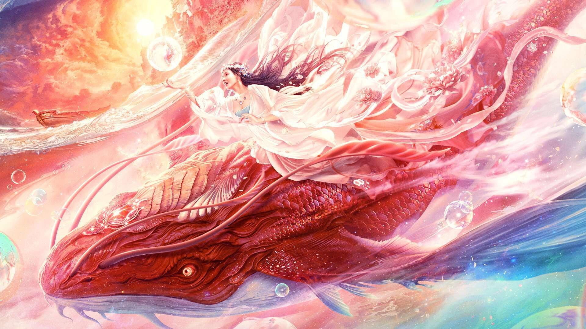 Enormous Legendary Fish 2020 movie scene