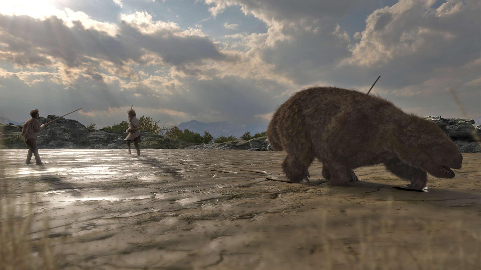 Mystery of the Ice Age Giants 2020 movie scene