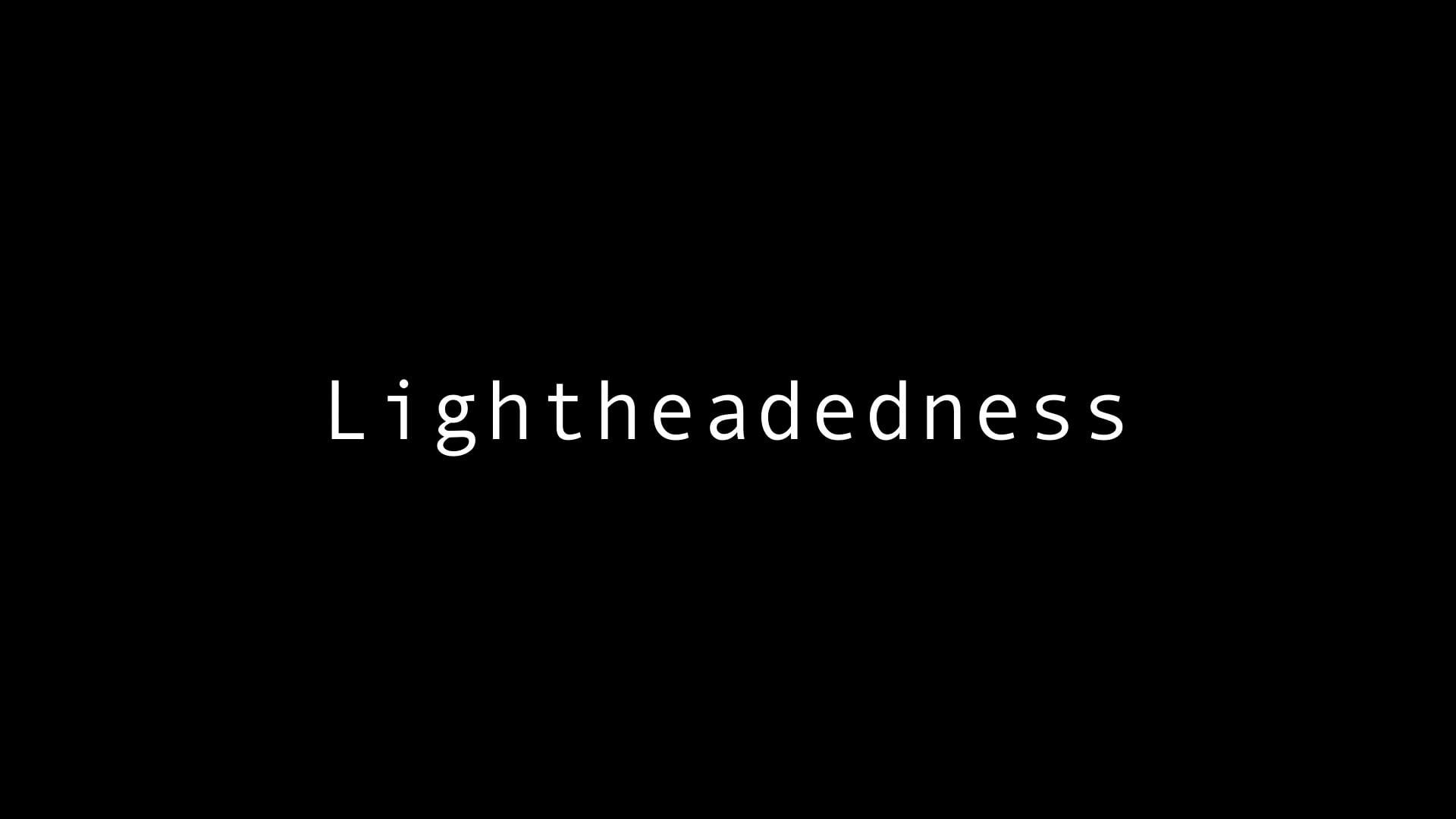 Lightheadedness 2023 movie scene