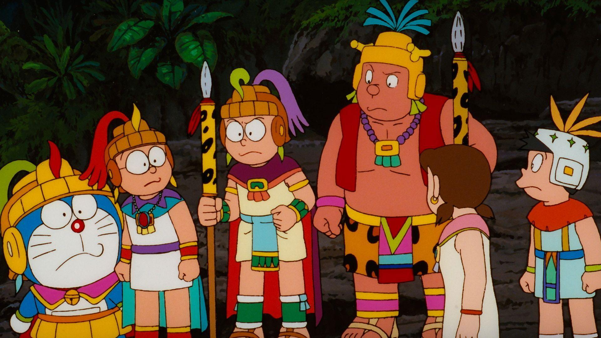 Doraemon: Nobita and the Legend of the Sun King 2000 movie scene