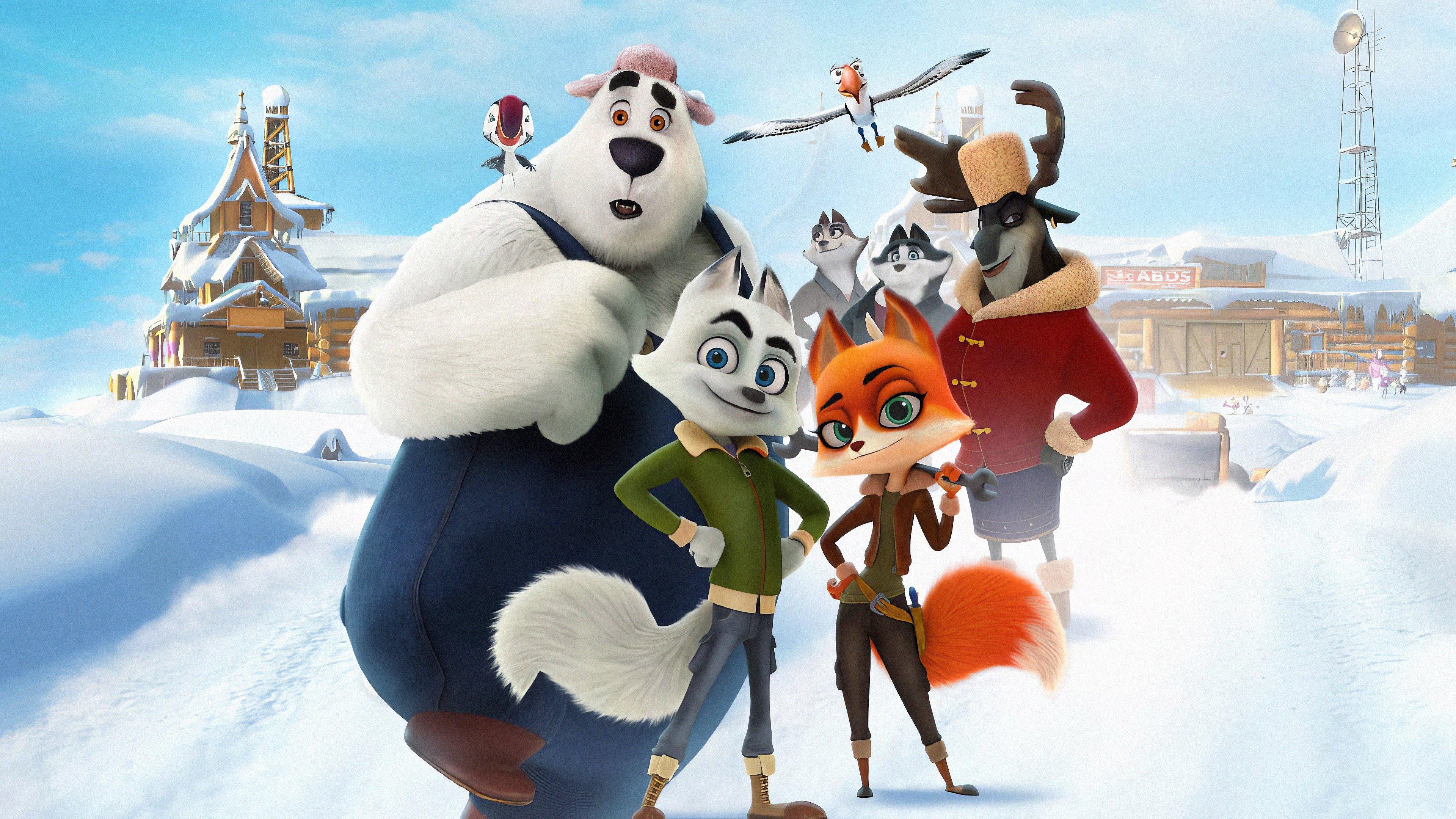 Arctic Dogs 2019 movie scene