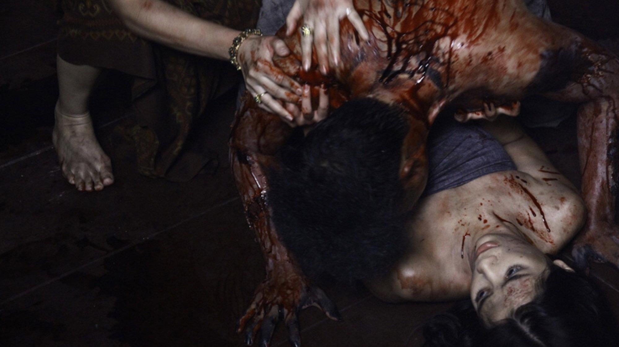 The Black Death 2015 movie scene