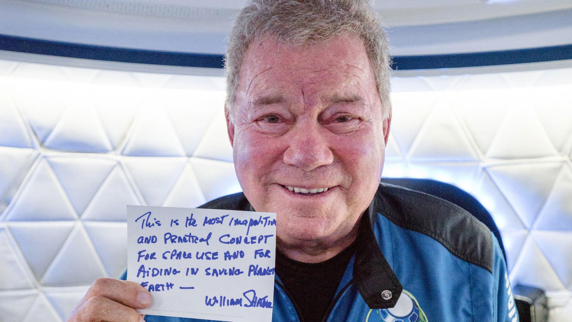 Shatner in Space 2021 movie scene