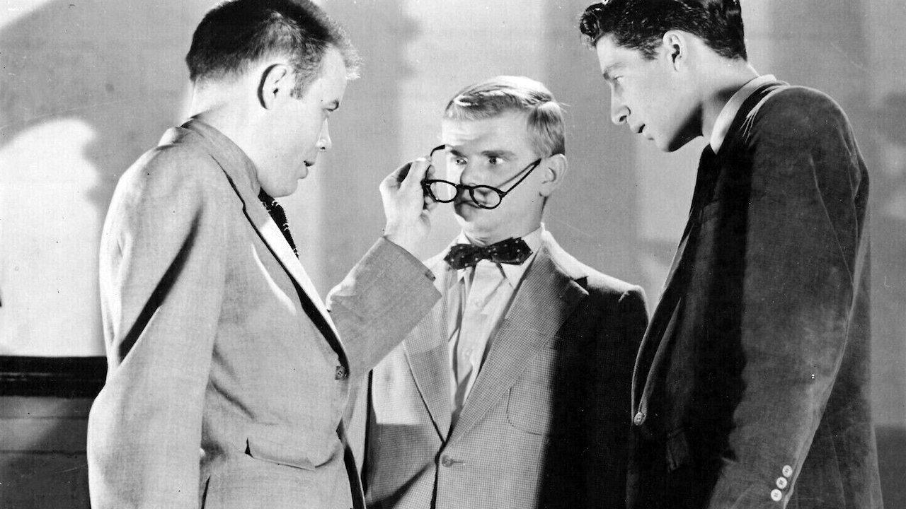 Four Boys and a Gun 1957 movie scene